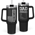 Best Dad Ever 40oz Stainless Steel Insulated Tumbler with Handle